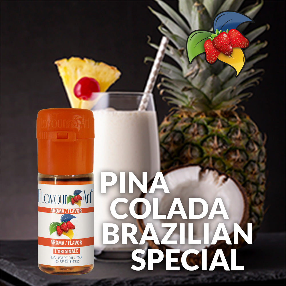 PINA COLADA BRAZILIAN SPECIAL - ΚΟΚΤΕΙΛ ΠΙΝΑ ΚΟΛΑΝΤΑ (10ML DIY ΣΥΜΠΥΚΝΩΜΕΝΟ ΑΡΩΜΑ)