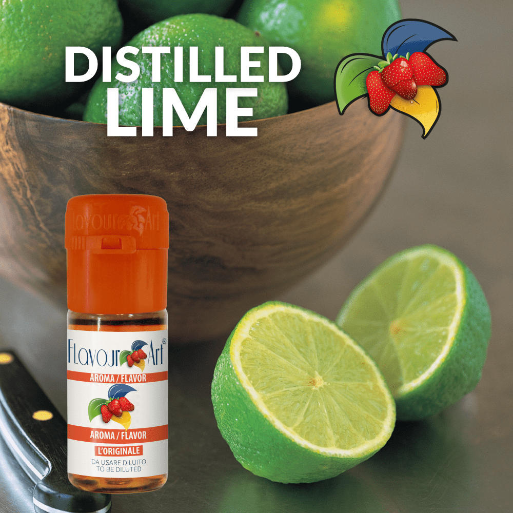 TAHITY LIME DISTILLED - ΛΑΙΜ ΑΠΟΣΤΑΓΜΕΝΟ (10ML DIY ΣΥΜΠΥΚΝΩΜΕΝΟ ΑΡΩΜΑ)